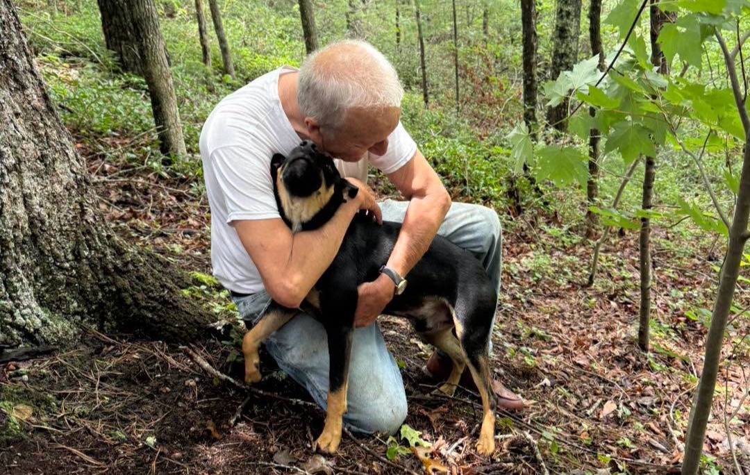 Team rescues dog from cliff