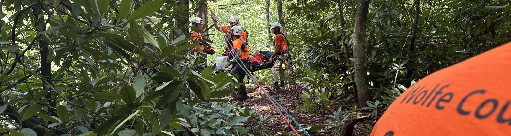 Team saves man from Rogers cliff fall