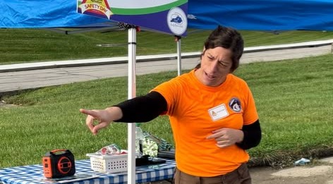 Team teaches water safety to students