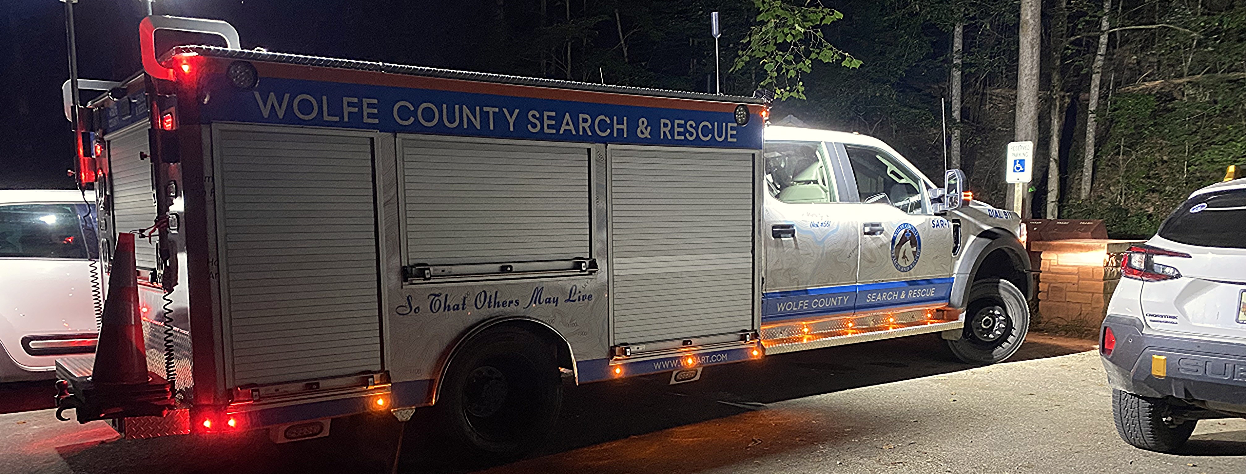 Team escorts family to safety off Douglas Trail at night