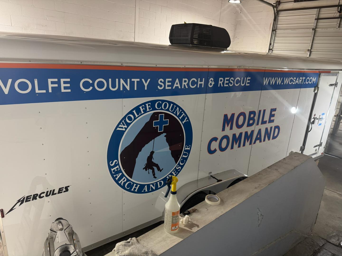 Team unveils new Mobile Command Trailer