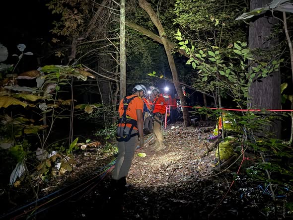 Lost hiker lifted up Morgan County cliff